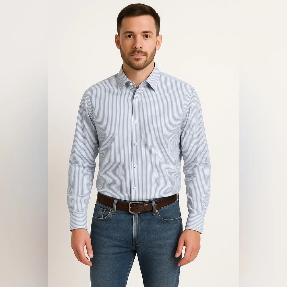 J.Crew Thompson Shirtings Dress Shirt XL – Slim Thompson Flex Wrinkle-Free